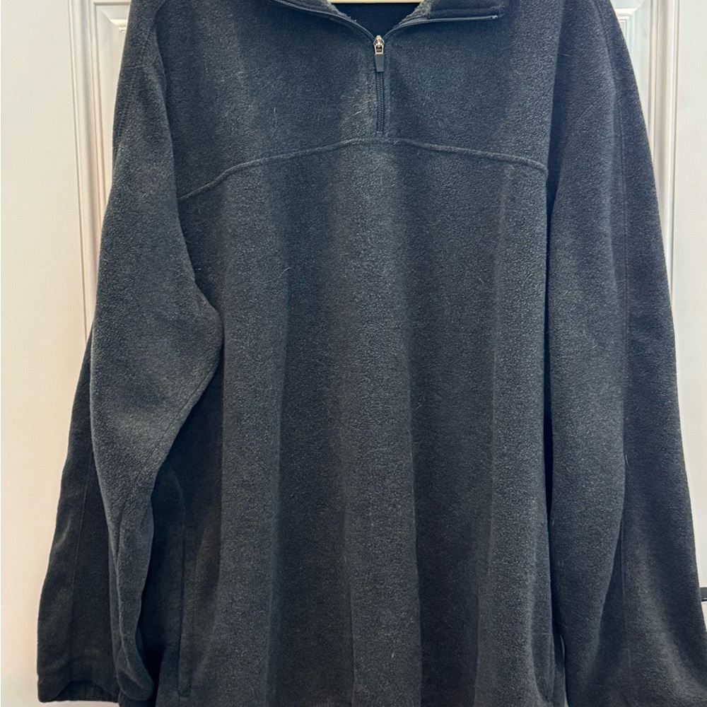 Men's Gray Half-Zip Sweater